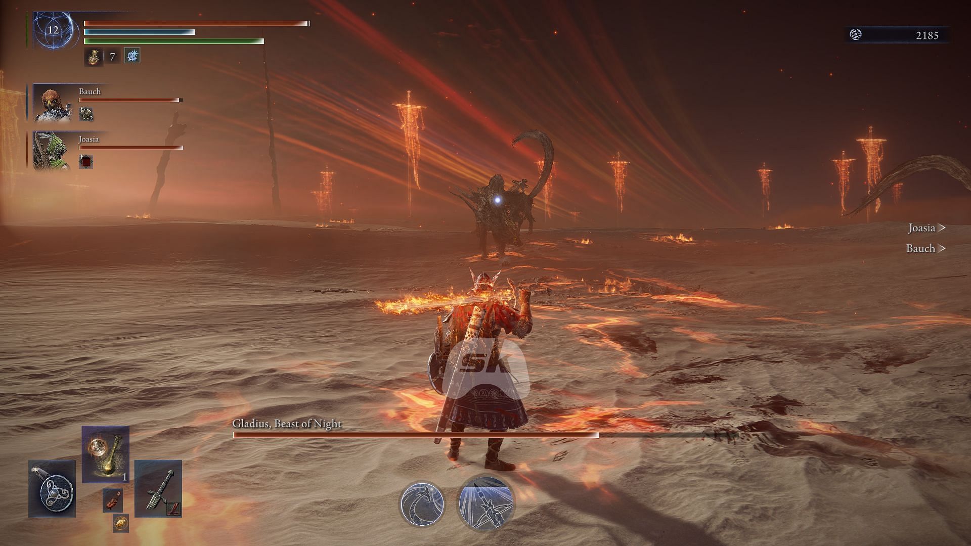 Having more than six charges to the flask is recommended on day three (Image via Sportskeeda Gaming || FromSoftware)